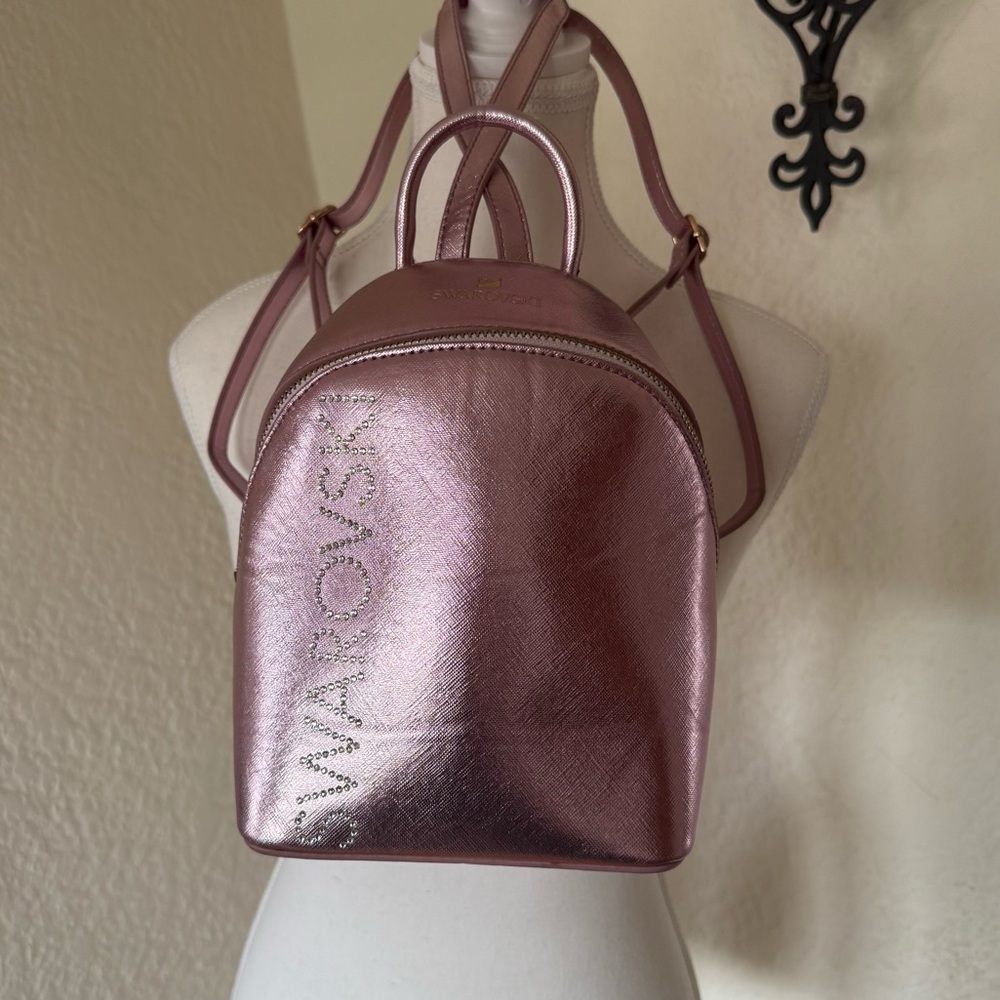 Swarovski Metallic Pink mini Backpack 2020